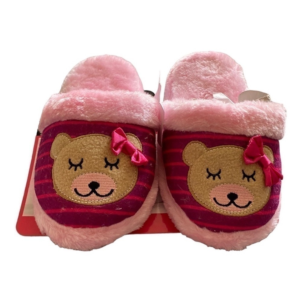 NWT-CUDDL DUDS-GIRLS PINK SLIPPERS-SIZE 11/12